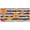 Tapis de souris Citrouille s automne feuilles rayées 80 x 30 80x30 cm - miniature