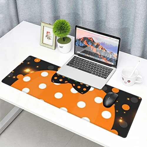 Tapis de souris Citrouille d'halloween 80 x 30 80x20 cm variant 7 