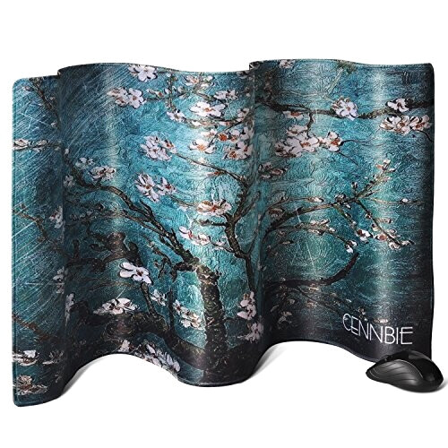 Tapis de souris Fleur amandier en s XXL 90x40 cm variant 3 