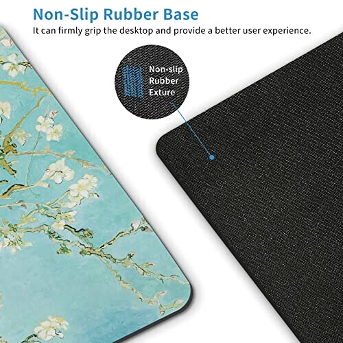 Tapis de souris Fleur van gogh -amandier en s 240x200 mm variant 1 