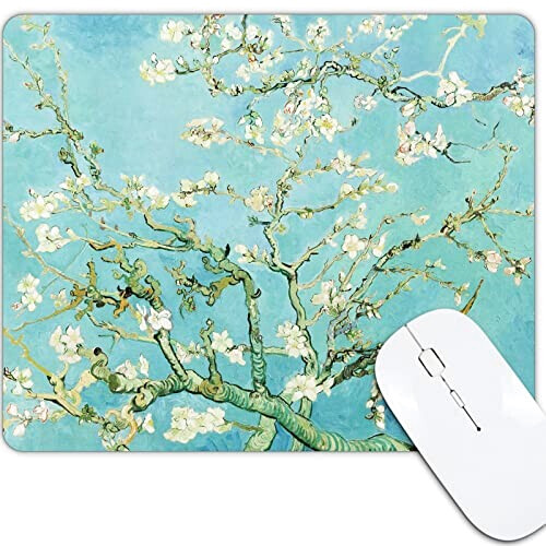 Tapis de souris Fleur van gogh -amandier en s 240x200 mm variant 5 
