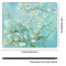 Tapis de souris Fleur van gogh -amandier en s 240x200 mm - miniature variant 1