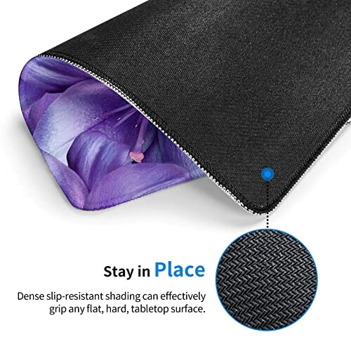 Tapis de souris Violette, lys - Fleur - s de s 25.4x30.5 cm variant 1 