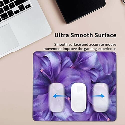 Tapis de souris Violette, lys - Fleur - s de s 25.4x30.5 cm variant 3 