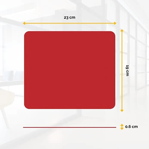 Tapis de souris rouge variant 2 