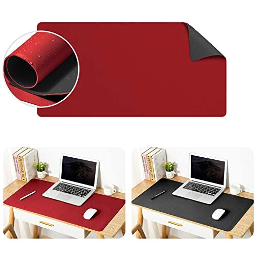 Tapis de souris rouge 80x44.5 cm