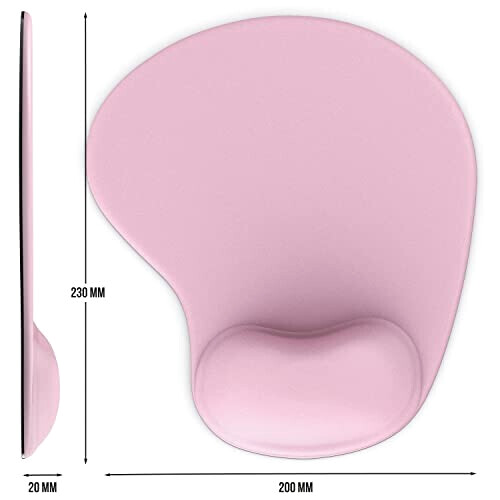 Tapis de souris rose 230x200 mm variant 0 