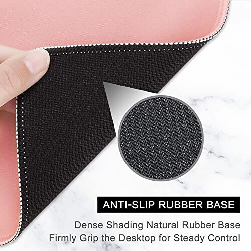Tapis de souris rose 25.4x21.4 cm variant 2 
