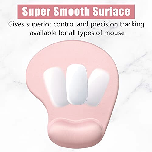 Tapis de souris rose 22.1x18.3 cm variant 2 