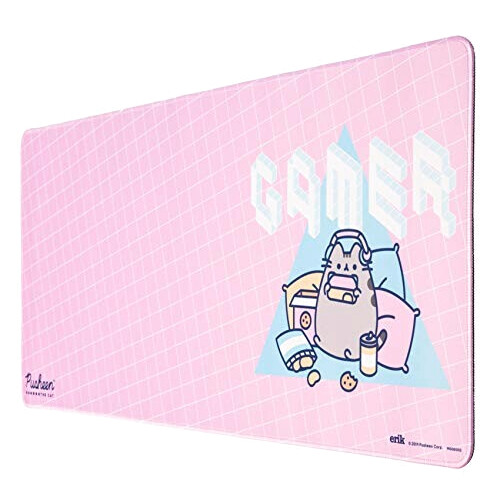 Tapis de souris rose pusheen XXL 80x35 cm