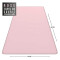 Tapis de souris rose XXL LED 90x40 cm - miniature variant 1