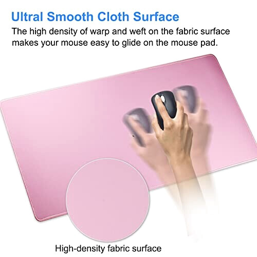 Tapis de souris rose XXL 70x30 cm variant 1 