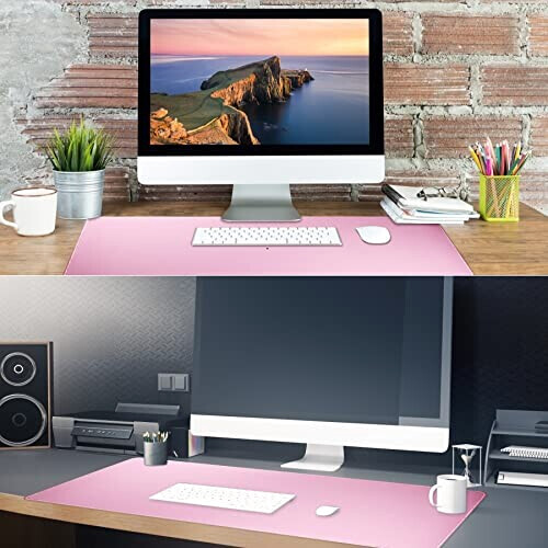 Tapis de souris rose XXL 70x30 cm variant 4 