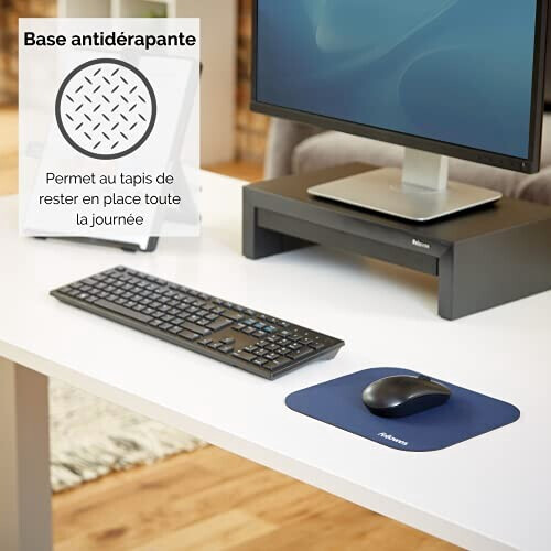 Tapis de souris bleu variant 0 