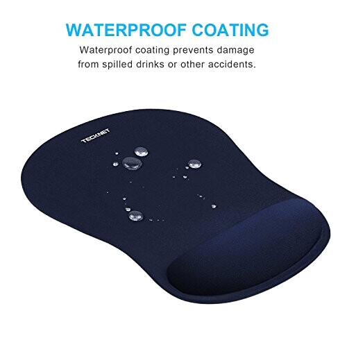 Tapis de souris bleu variant 0 