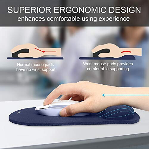 Tapis de souris bleu variant 4 