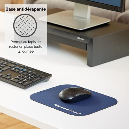 Tapis de souris bleu marine variant 2 