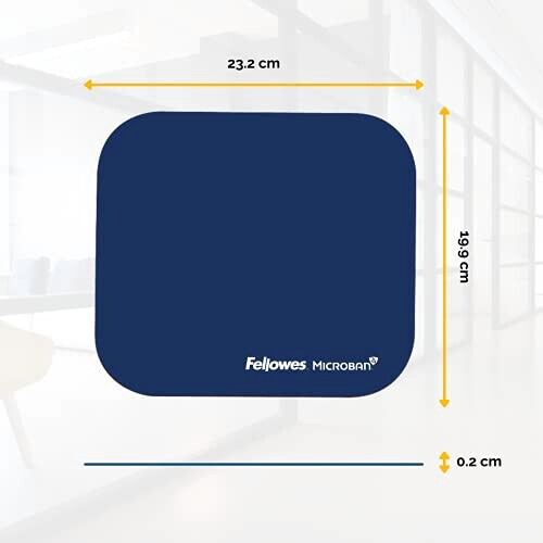 Tapis de souris bleu marine variant 3 