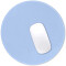 Tapis de souris bleu ciel 21x21 cm - miniature