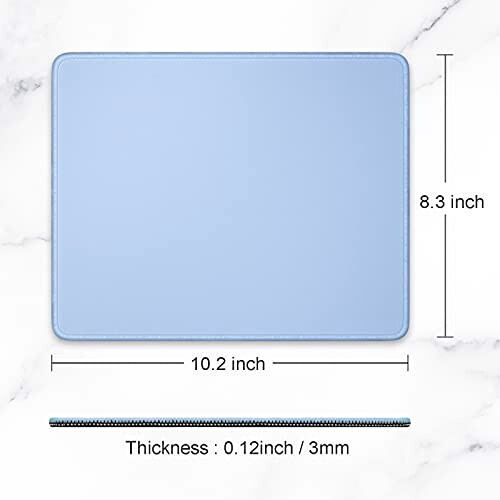 Tapis de souris bleu ciel 25.4x21.4 cm variant 4 