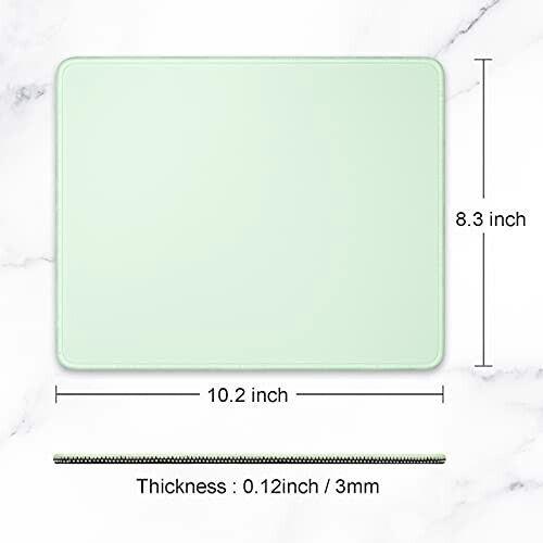 Tapis de souris vert lac 25.4x21.4 cm variant 4 