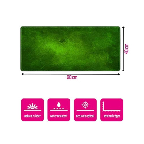 Tapis de souris vert XXL 90x40 cm variant 1 