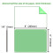 Tapis de souris vert 20x15 cm - miniature variant 2