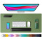 Tapis de souris vert olive e 80x40 cm - miniature