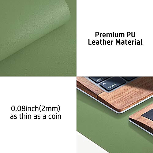 Tapis de souris vert olive e 80x40 cm variant 0 