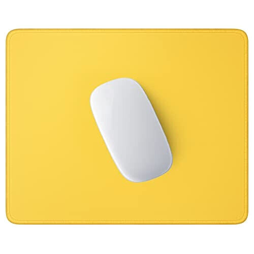 Tapis de souris jaune abricot 25.4x21.4 cm