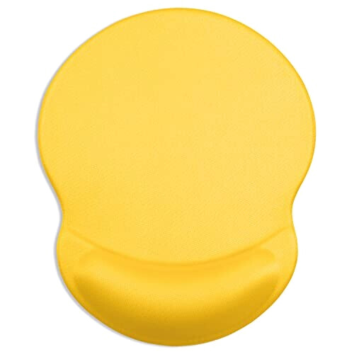 Tapis de souris jaune apricot jaune 220x180 mm