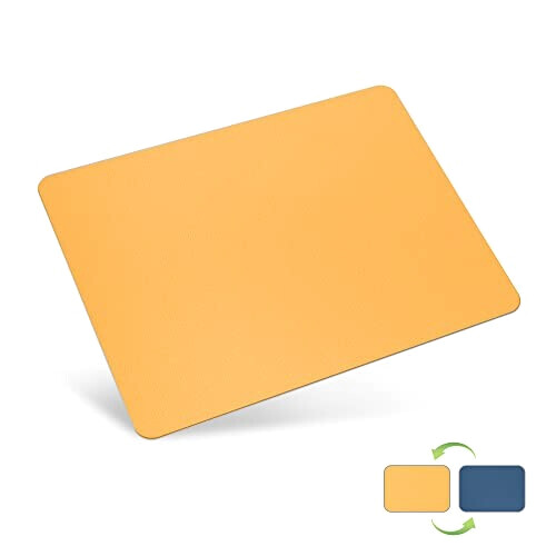 Tapis de souris jaune bleu marin 300x250 mm