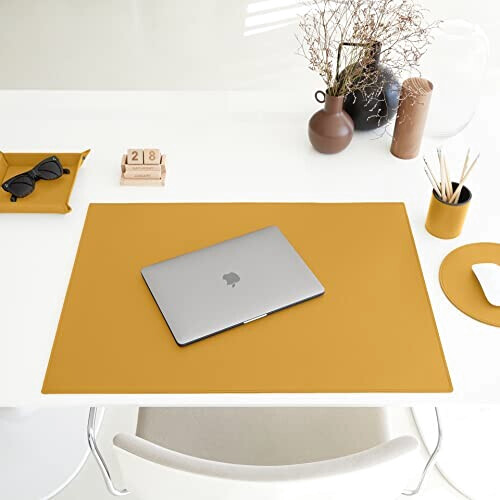 Tapis de souris jaune variant 2 