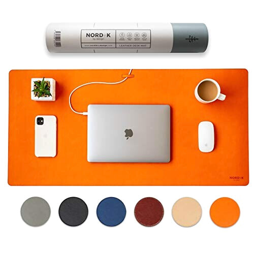 Tapis de souris orange 89.9x43.2 cm