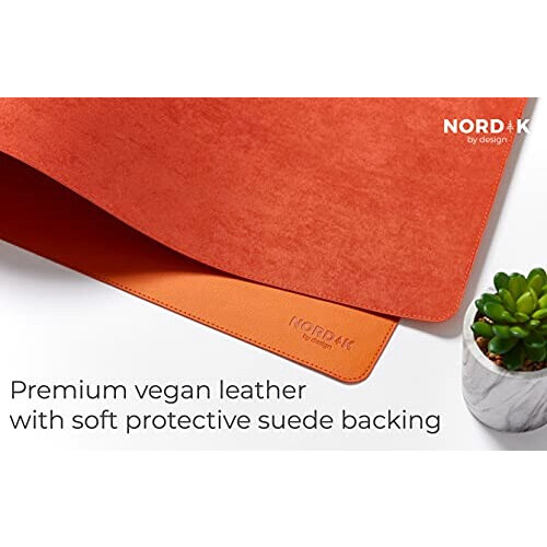 Tapis de souris orange 89.9x43.2 cm variant 2 