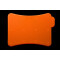 Tapis de souris orange 310x240 mm - miniature