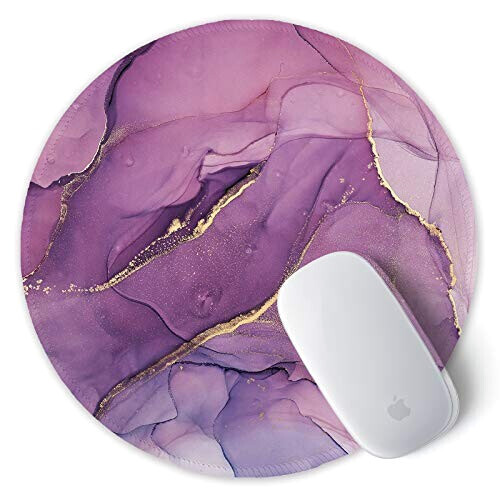 Tapis de souris violet light violet marbling 200x200 mm variant 0 