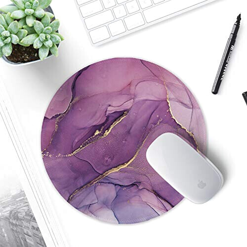 Tapis de souris violet light violet marbling 200x200 mm variant 1 