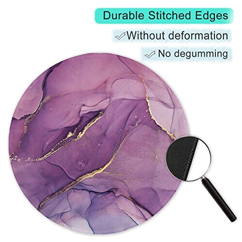 Tapis de souris violet light violet marbling 200x200 mm variant 2 