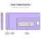 Tapis de souris violet 60x35 cm - miniature variant 6