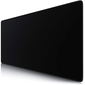 Tapis de souris noir XXL 900x400 mm