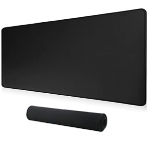 Tapis de souris noir XXL 80x30 cm