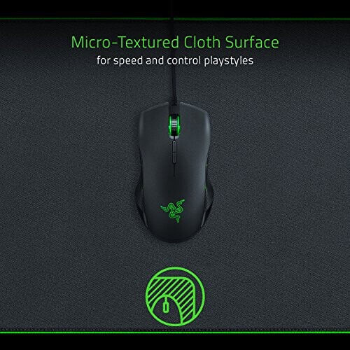 Tapis de souris noir XXL variant 1 