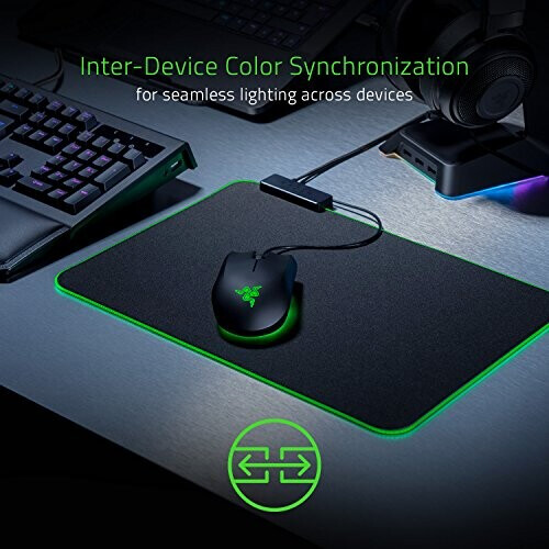 Tapis de souris noir XXL variant 3 