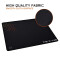 Tapis de souris noir xl 450x400 mm - miniature variant 1