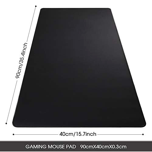 Tapis de souris noir XXL 900x400 mm variant 0 