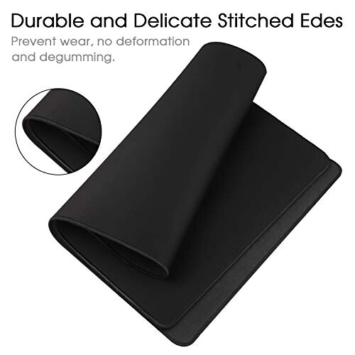 Tapis de souris noir XXL 900x400 mm variant 1 