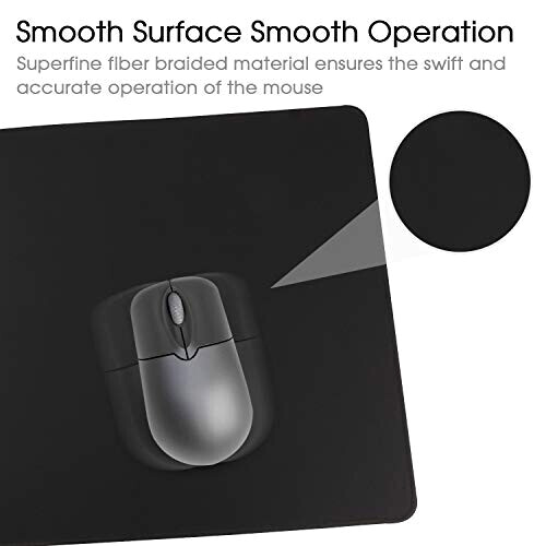 Tapis de souris noir XXL 900x400 mm variant 3 