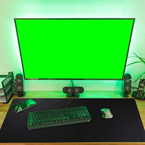 Tapis de souris noir XXL 900x400 mm variant 5 