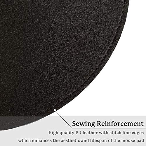 Tapis de souris noir et rouge 22x22 cm variant 3 